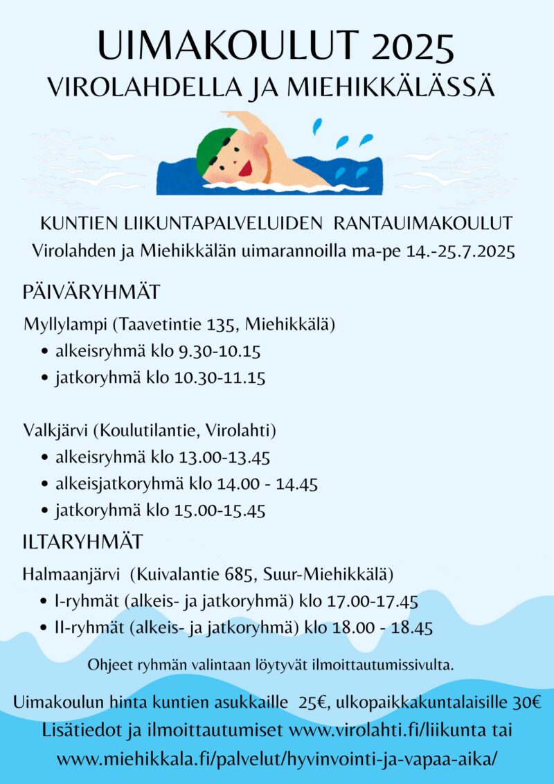 Kesän rantauimakoulut